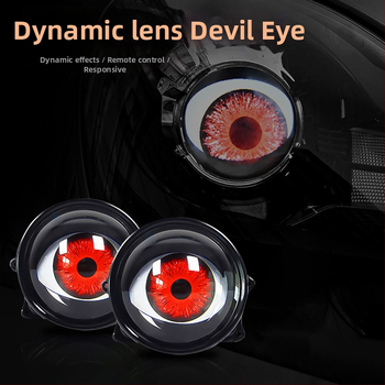 LED miglas lukturi Lens Devil Eyes, 12V, 5000 lm, LED gaismas avots, Fog076