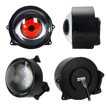 LED miglas lukturi Lens Devil Eyes, 12V, 5000 lm, LED gaismas avots, Fog076