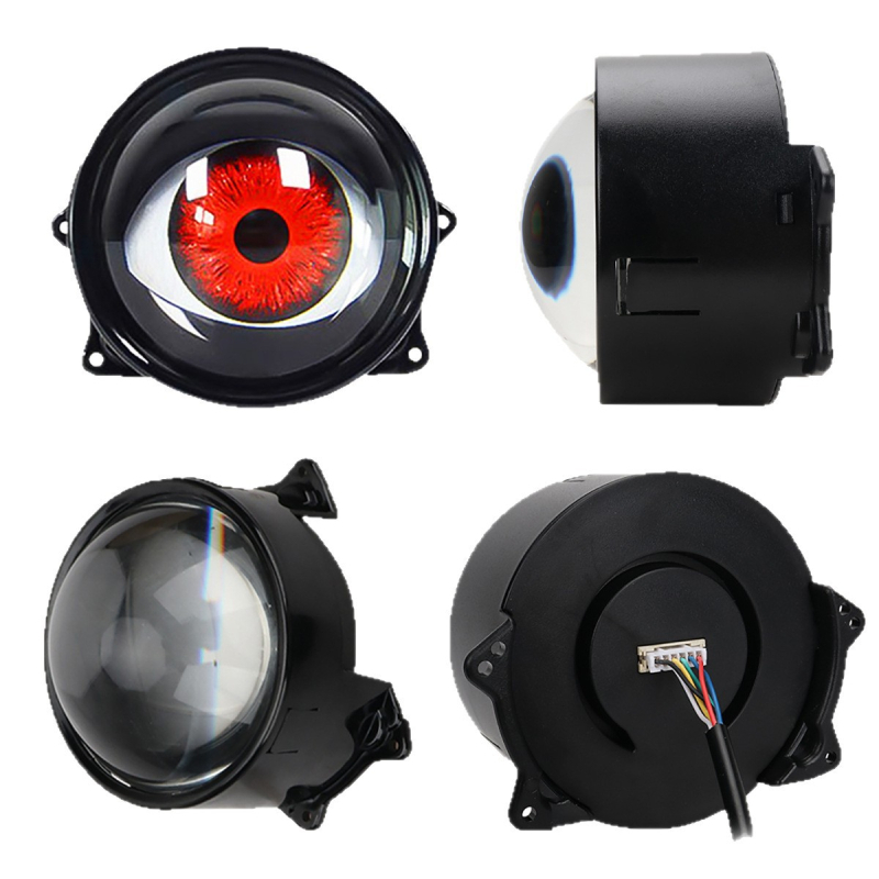 LED miglas lukturi Lens Devil Eyes, 12V, 5000 lm, LED gaismas avots, Fog076