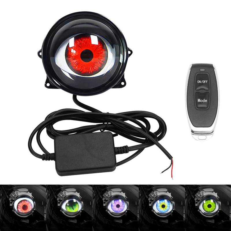 LED miglas lukturi Lens Devil Eyes, 12V, 5000 lm, LED gaismas avots, Fog076