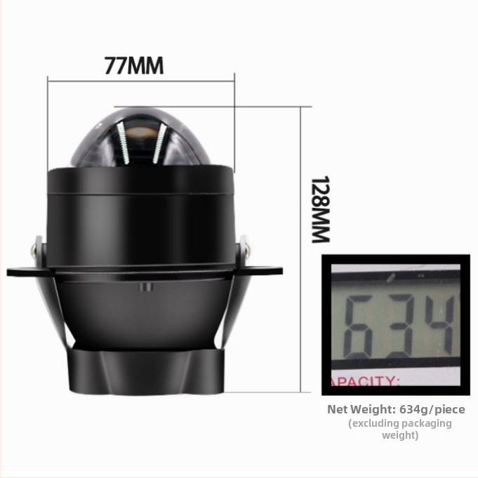 LED miglas lukturis J2 zemais stars, 55W, 9-16V, 12000LM