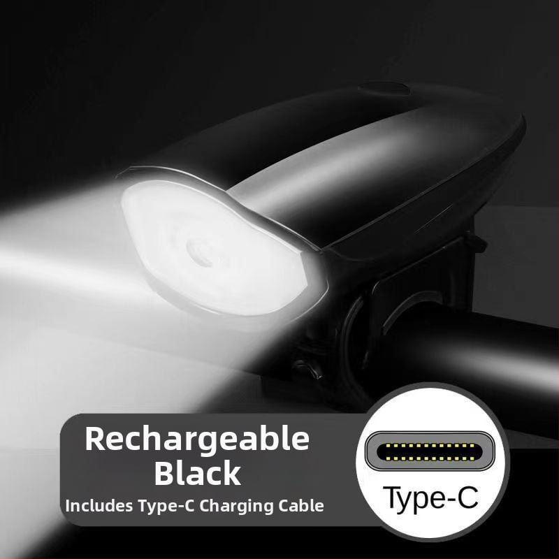 Kerékpár elsőfénye USB-töltéssel, MTB-hez, országúti és elektromos kerékpárokhoz