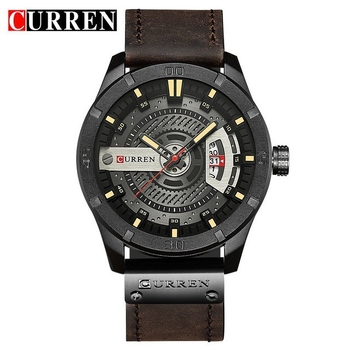Muški sat Curren 8301 s kalendarom, kvarcni mehanizam, 45 mm cifernik, vodootpornost 30 m, remen od imitirane kože