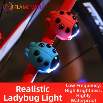 Fire Wolf LED ees- ja tagantvalgust laste tasakaalustatud tõukerattale — importimata, kohandamist pole