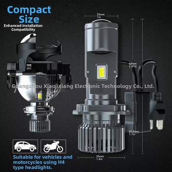 P6 LED priekinė lemputė H4 su integruotu aukštu/žemu spinduliu – 31W, 12V, 3000LM, IP68