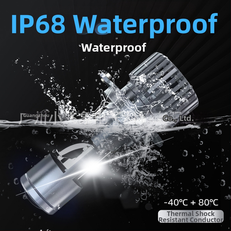 P6 LED priekinė lemputė H4 su integruotu aukštu/žemu spinduliu – 31W, 12V, 3000LM, IP68