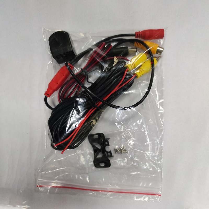 AHD Starlight tagurpidi parkimiskaamera 12V sõidukitele, 720P, reguleeritav üles-alla nurk, AV-signaal