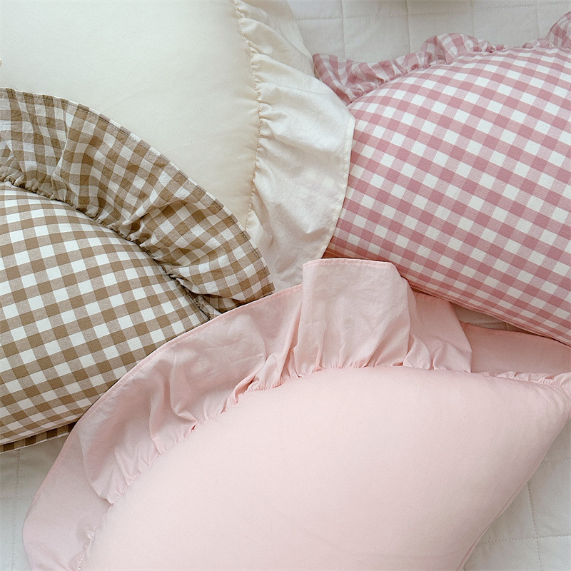 Párna belső maggal – pamut dumpling alakú párna hímzéssel, deréktámasz, ütközésvédő, levehető és mosható