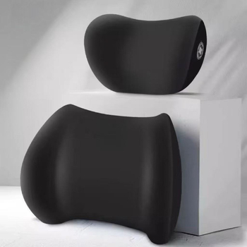 Automašīnas galvas un kakla spilvens – atmiņas putas, jostas atbalsts, elpojošs piena zīda audums, universāla piemērošana