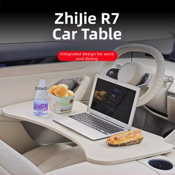 Automobilio įrengtas sulankstomas priekinis stalas, PVC, sieninis montavimas, universalus sedanams