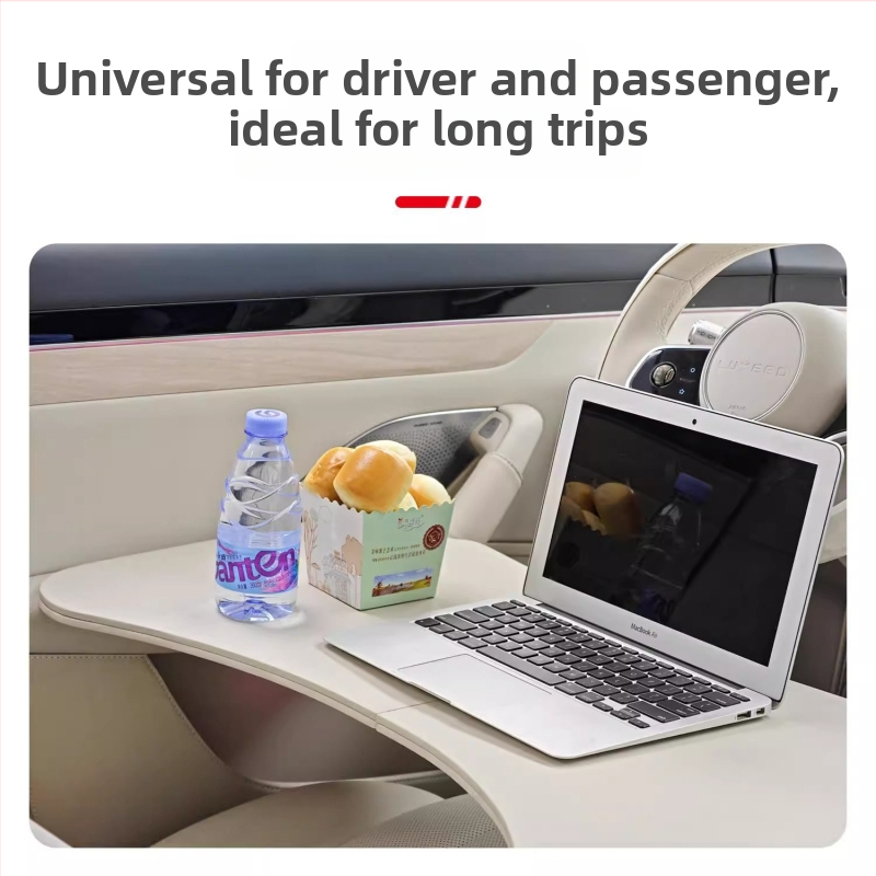 Automobilio įrengtas sulankstomas priekinis stalas, PVC, sieninis montavimas, universalus sedanams