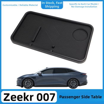 ZEEKR 007 pasažiera pusē pārnēsājamais auto galda panelis - ABS materiāls, automašīnas interjera aksesuārs, modelis Jixin 007, pielāgojams