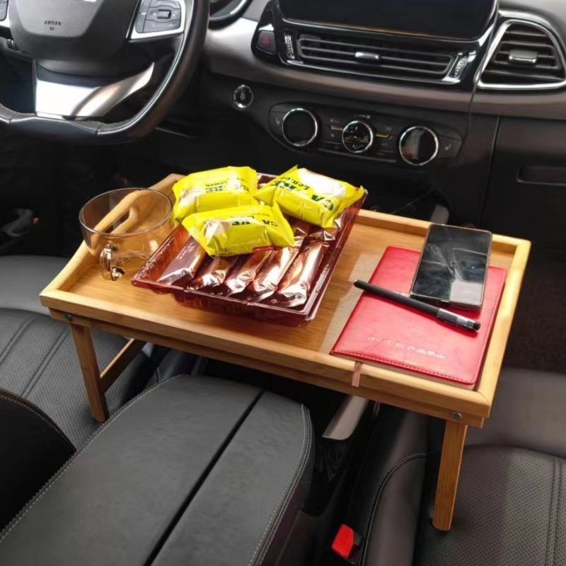 Sklopivi drveni stol za auto za čitanje i učenje – zidni montažni, skladištenje, univerzalna kompatibilnost