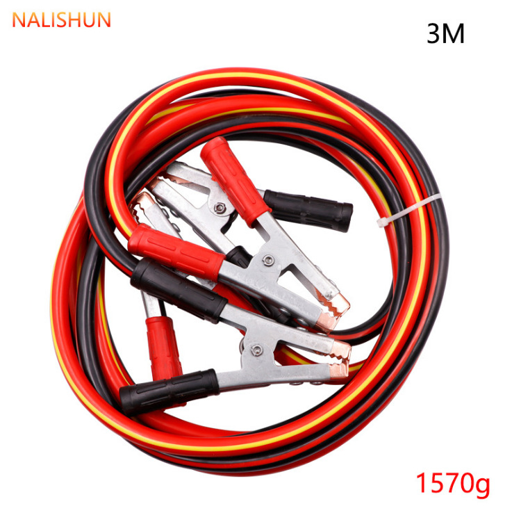 Automobiļu iedegšanas kabeli ar vara spailēm, bieza vadītāja — There Shun