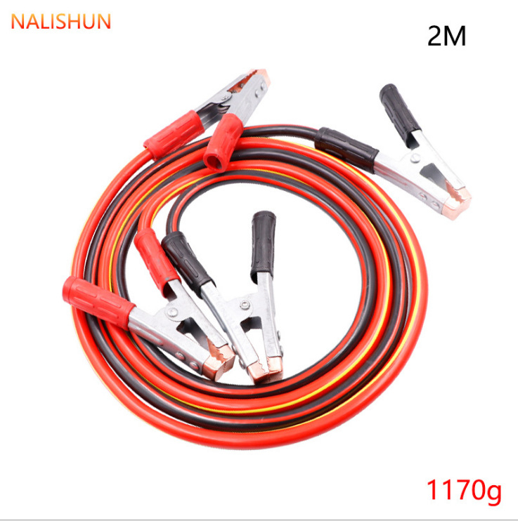 Automobiļu iedegšanas kabeli ar vara spailēm, bieza vadītāja — There Shun