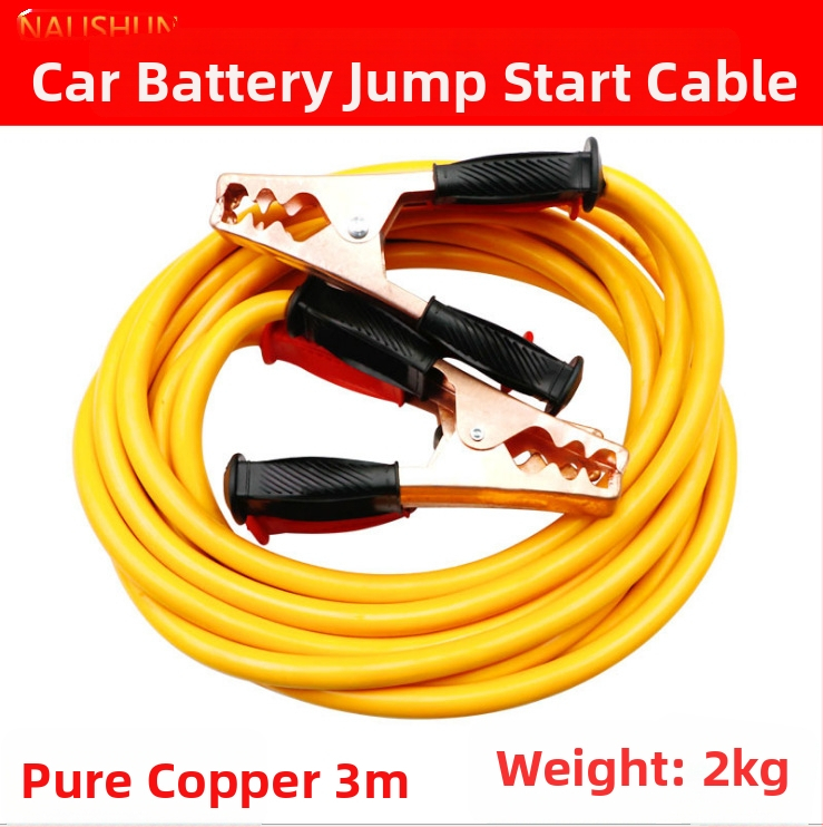 Automobiļu iedegšanas kabeli ar vara spailēm, bieza vadītāja — There Shun