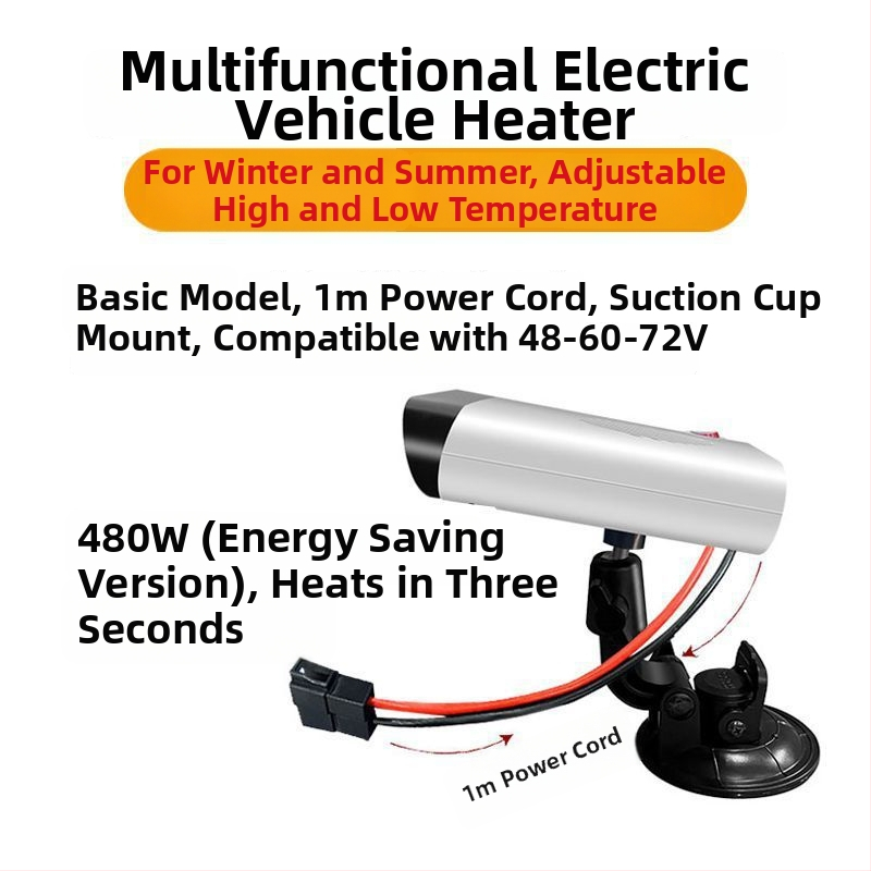 Elektrisk transportlīdzekļu apkures iekārta, paredzēta elektriskajiem tricikliem un kvadrikliem, atkausēšana un defogēšana