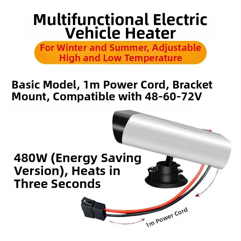 Elektrisk transportlīdzekļu apkures iekārta, paredzēta elektriskajiem tricikliem un kvadrikliem, atkausēšana un defogēšana