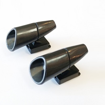 Auto brīdināšanas ierīce pret briežiem — vēja enerģiju vadīts ultraskaņas dzīvnieku atbaidītājs, plastmasa, 12 g, pielāgojams