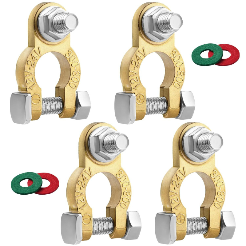 Autó akkumulátor terminál kapocs — tiszta réz, modell NAY-DS01, egycsavaros rögzítés, akkumulátorokhoz (Model NAY-DS01; Material: Pure Copper; Connection: Single-Screw; Scope: Battery; Licensable Private Label)