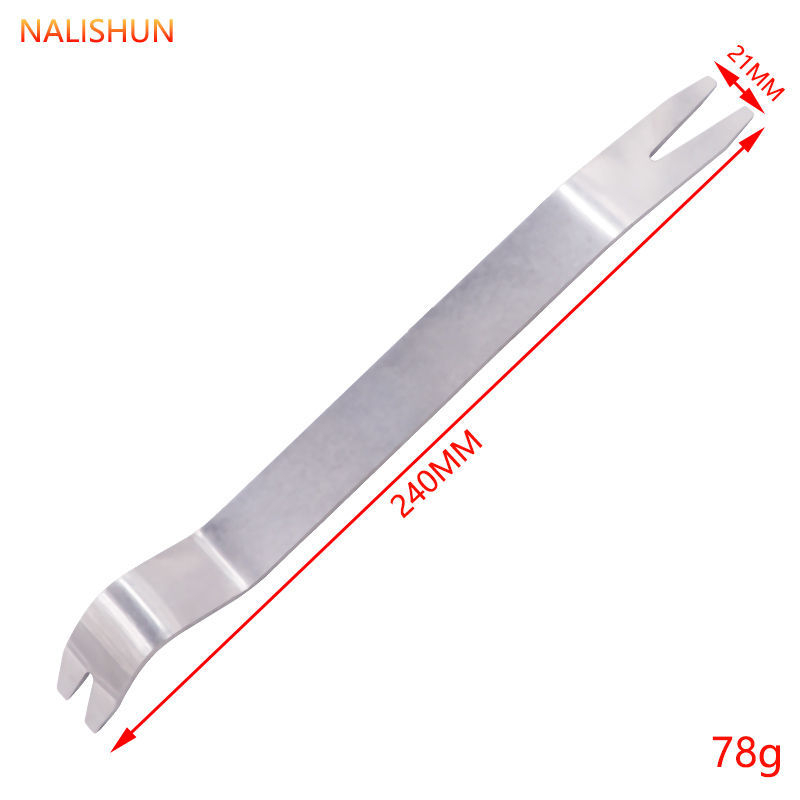 Automobiļa skaņas sistēmas un durvju paneļa demontāžas instruments – metāla konstrukcija, pry plate un skrūvgriezis, zīmols There Shun