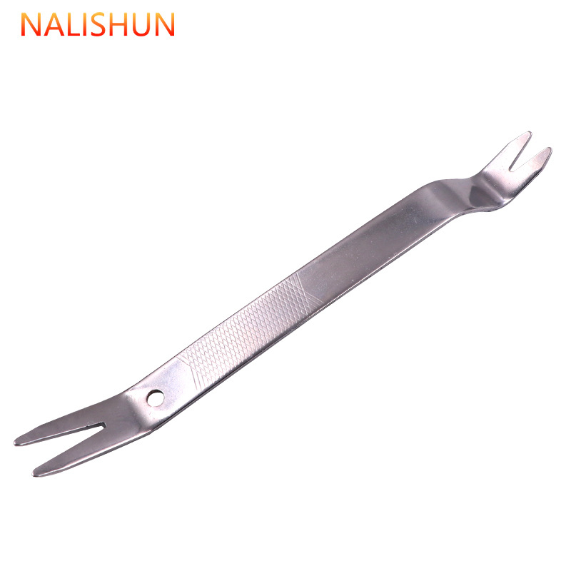 Automobiļa skaņas sistēmas un durvju paneļa demontāžas instruments – metāla konstrukcija, pry plate un skrūvgriezis, zīmols There Shun