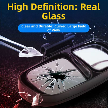 Chao xinxiao auto pretējais spogulis - ABS korpuss, plašs skats, plašs redzes laukums, HD skaidrība