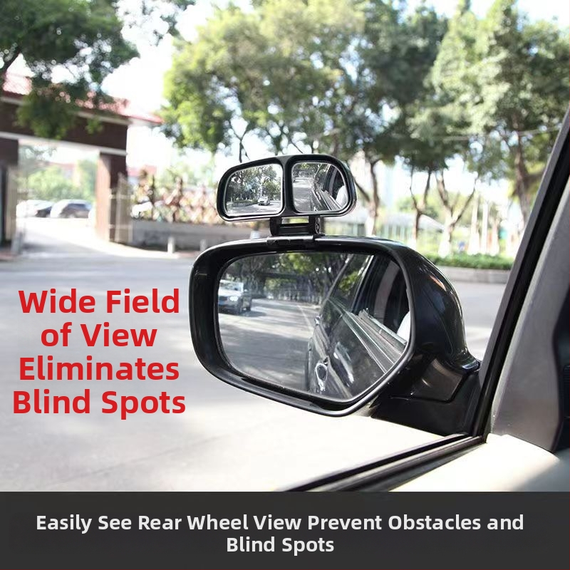 Chao xinxiao auto pretējais spogulis - ABS korpuss, plašs skats, plašs redzes laukums, HD skaidrība