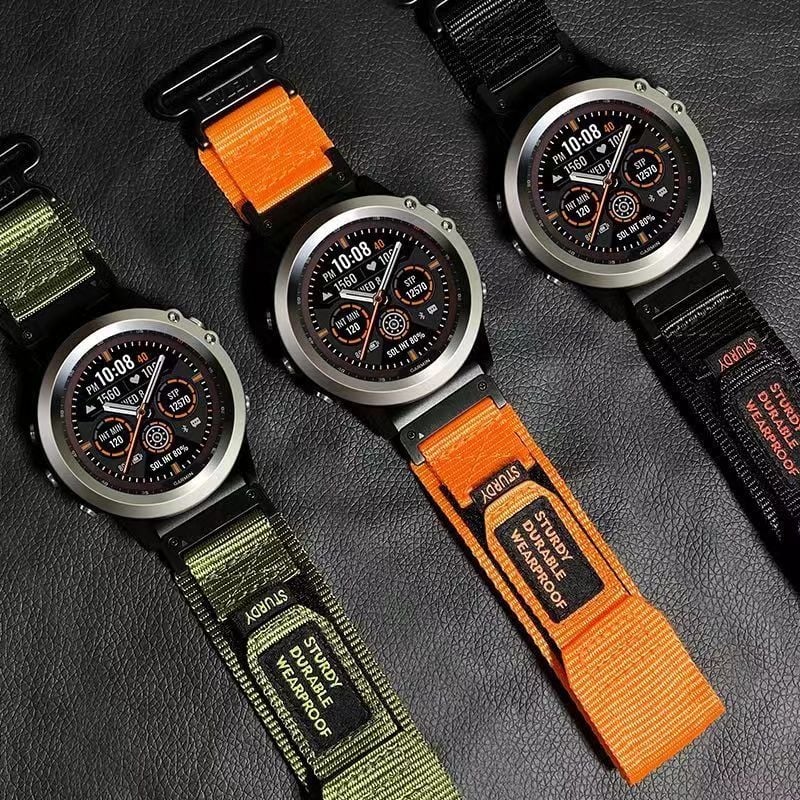 Garmin Fenix 7/6 és Forerunner 945/955 acél szíj mágneses csattal, 22–26 mm interfész, sportos stílus