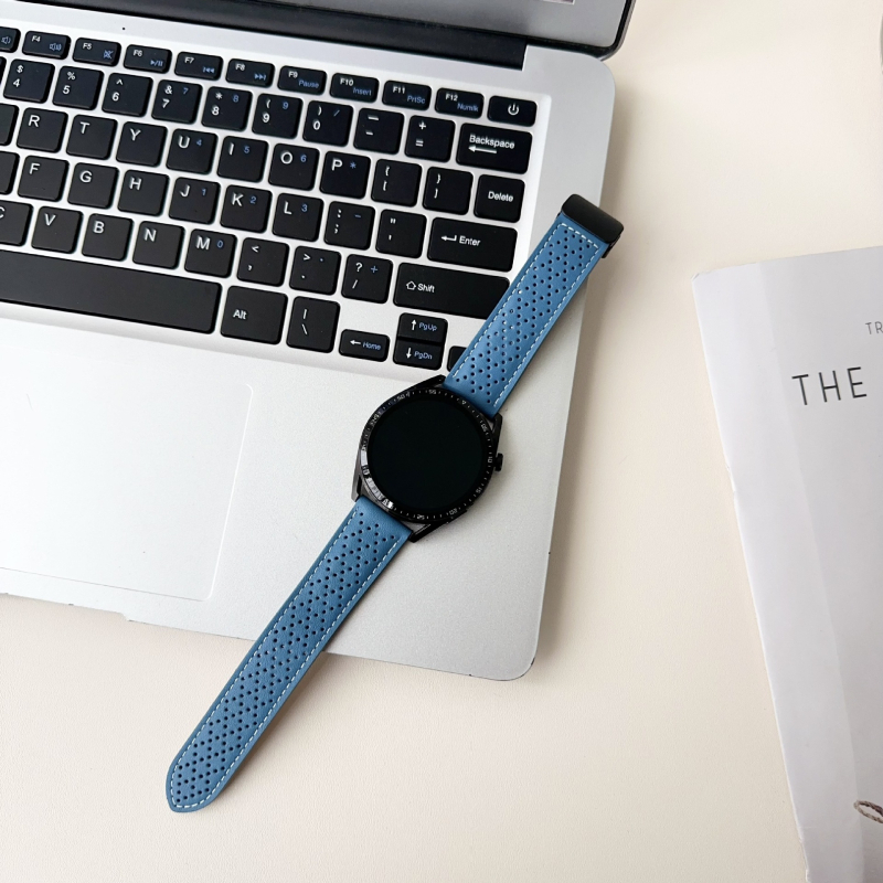 Brățară pentru smartwatch: piele naturală, încuietoare magnetică, lățimi 18/20/22 mm, compatibilă cu Huawei GT5/GT43 și ceasuri Honor