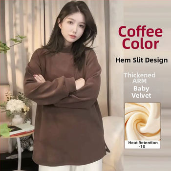 Heart and God sieviešu džemperis ar raglan piedurknēm, apaļš kakla izgriezums, vidēja garuma, De Velvet audums, 50–70% regenerēta celulozes šķiedra, akrils <30%