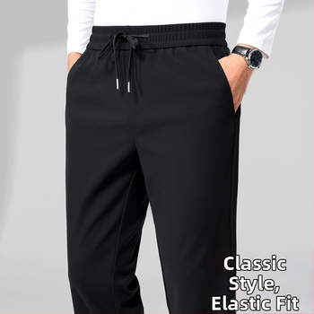 Meeste nailonist sportpüksid fliisvooderiga, sirge lõige, kõrge vöökoht, kõrge elastsus, vöökoha köis, 82,4% nailon / 17,6% spandeks