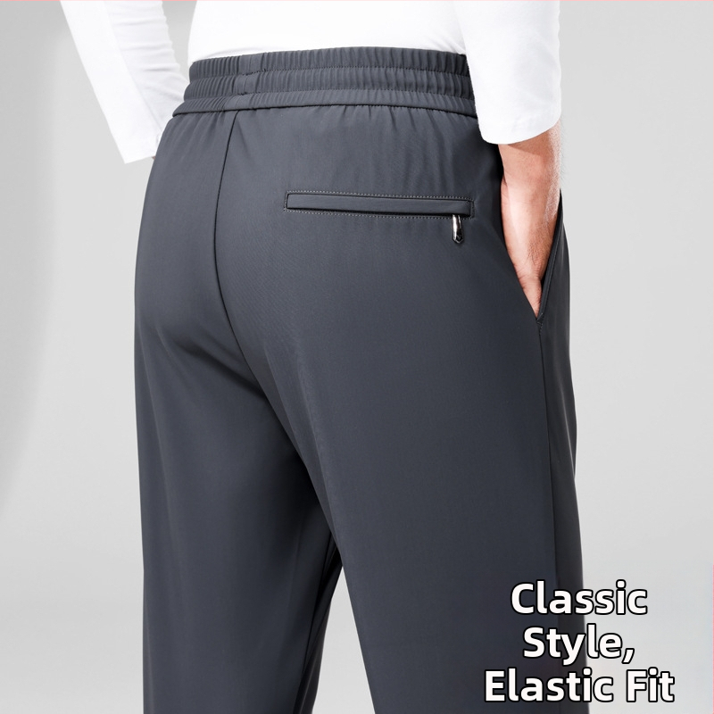 Meeste nailonist sportpüksid fliisvooderiga, sirge lõige, kõrge vöökoht, kõrge elastsus, vöökoha köis, 82,4% nailon / 17,6% spandeks