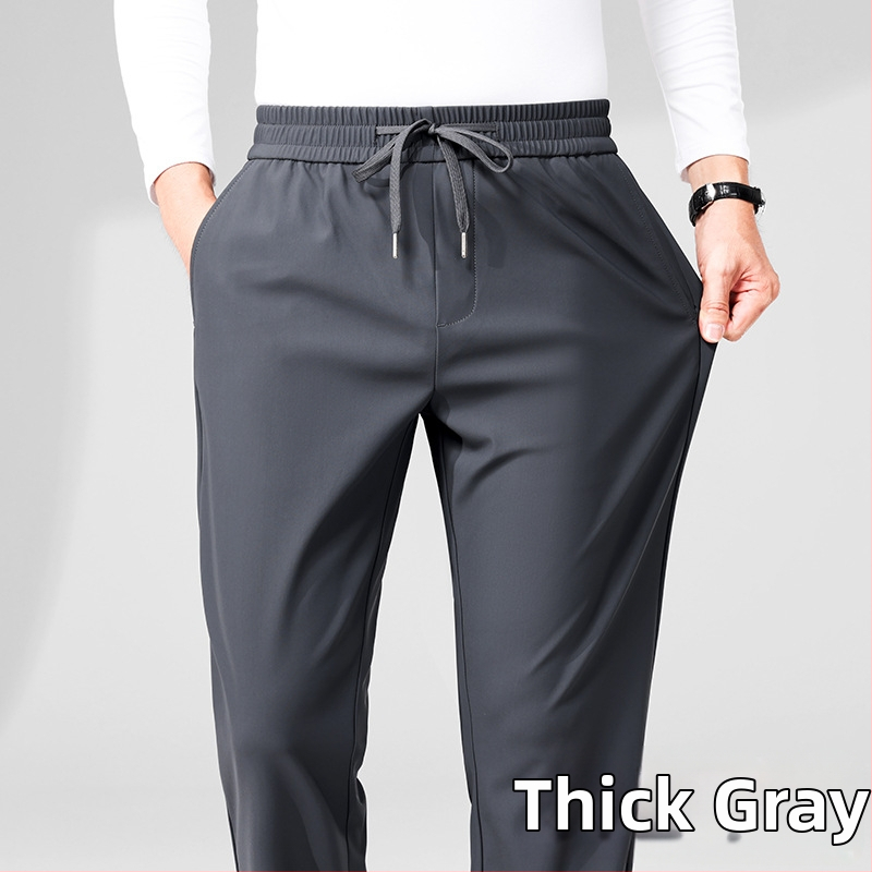 Meeste nailonist sportpüksid fliisvooderiga, sirge lõige, kõrge vöökoht, kõrge elastsus, vöökoha köis, 82,4% nailon / 17,6% spandeks