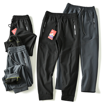 Ανδρικά χειμερινά παντελόνια soft shell με γραφένιο, αδιάβροχα, αντιανεμικά, με fleece επένδυση, ευθύγραμμη γραμμή