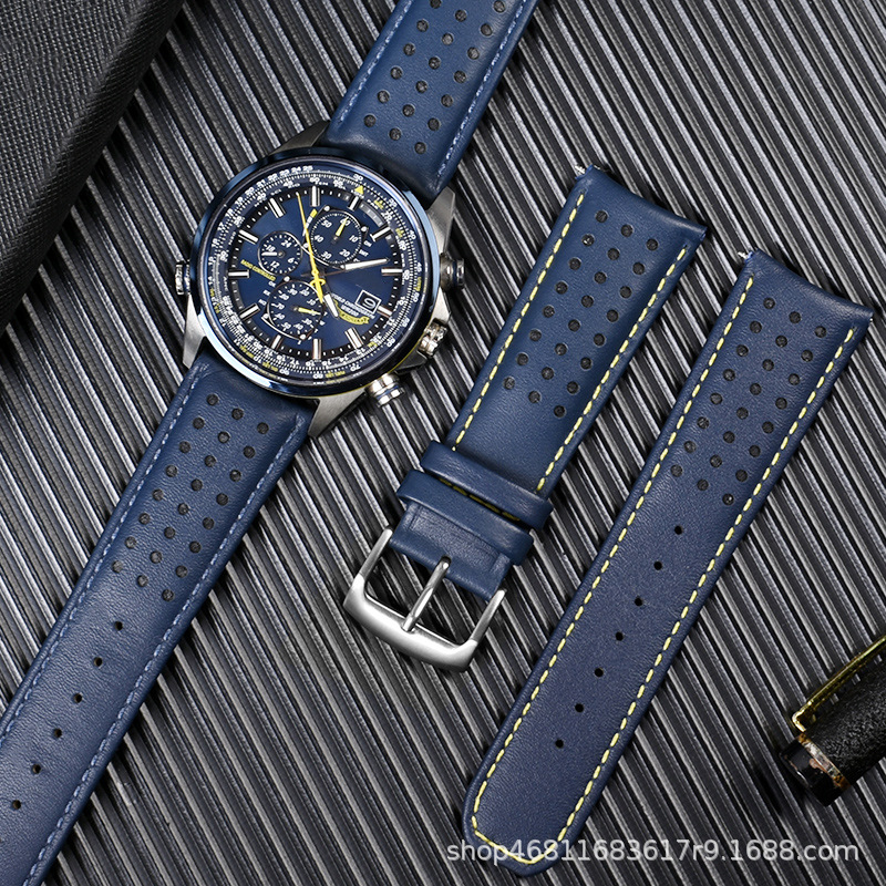 Nahkrihm kellale AT8020-03L JY8085 | Naturaalne nahk | 2024 suve väljaanne | Äri, minimalistlik, mitmekülgne, sportlik stiil