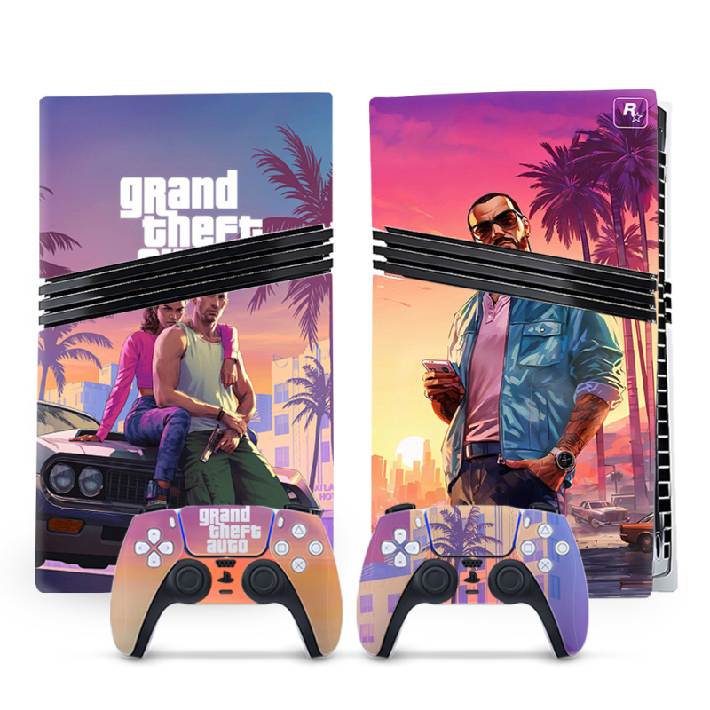 Скин за конзола PS5 Pro (Съвместим с PS5 Pro, Матово филмово покритие, Дебелина 0.2 мм, Персонализирано според чертежи)