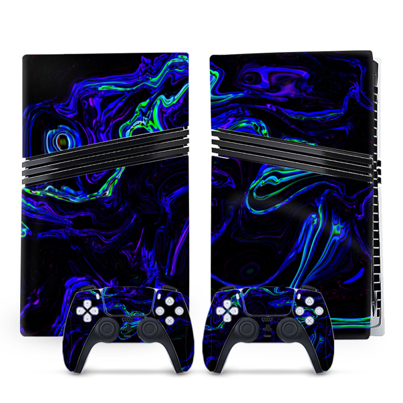 Скин за конзола PS5 Pro (Съвместим с PS5 Pro, Матово филмово покритие, Дебелина 0.2 мм, Персонализирано според чертежи)