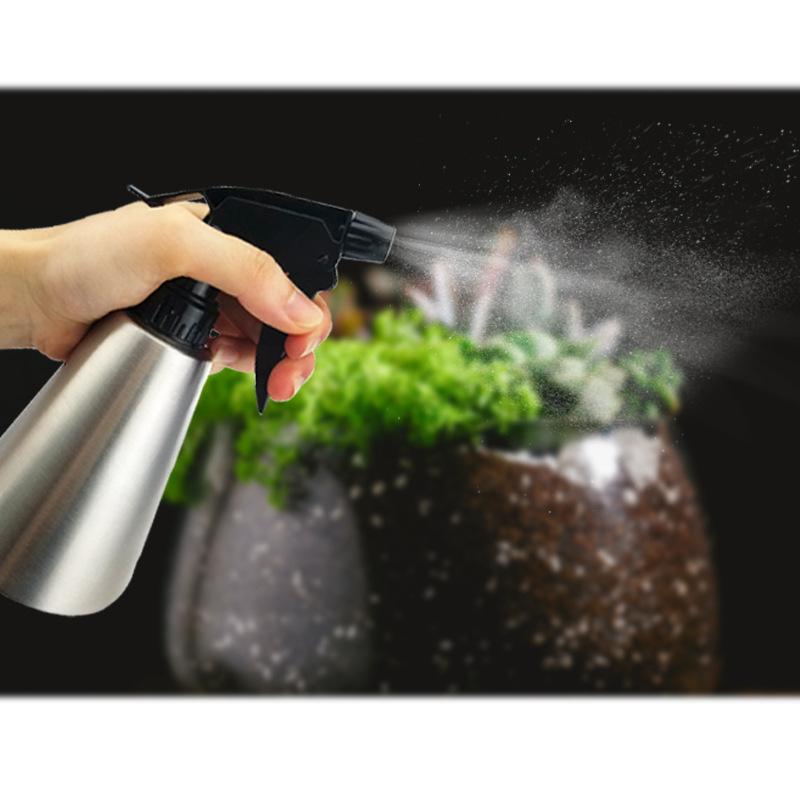 Sticluță pulverizator din oțel inoxidabil 304 pentru udare, îngrijire păr și umidificare – pulverizator compact