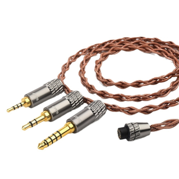 Подменяем аудио кабел за слушалки с подменяем щепсел, балансиран 4.4 мм / 3.5 мм, кислородно-чист мед, MMCX 0,78 мм, SGS сертифициран
