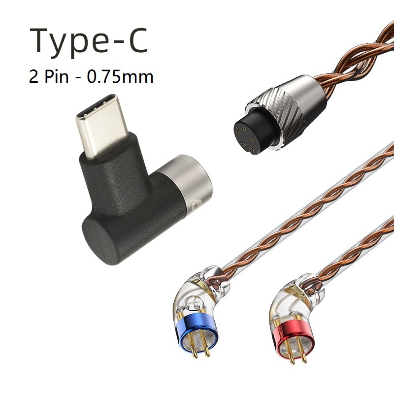 Подменяем аудио кабел за слушалки с подменяем щепсел, балансиран 4.4 мм / 3.5 мм, кислородно-чист мед, MMCX 0,78 мм, SGS сертифициран