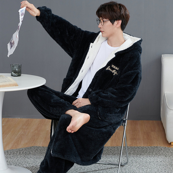 Flaneles korālfleece nakts komplekts ar kapuci – ekstra biezi 501–600 g/m², 95–100% poliestērs, garas piedurknes, garas bikses