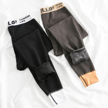 Muške hlače s flisom iznutra, tople, pamuk, ekstra debeli 301-350 g/m², veluru podstava, bez šavova, za mlade muškarce