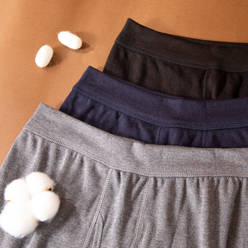 Muške duge hlače od pamuka, tople, jednovrstne