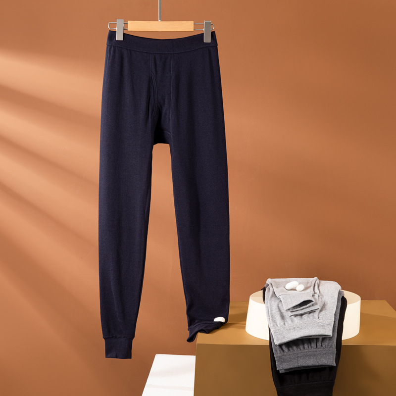 Muške duge hlače od pamuka, tople, jednovrstne