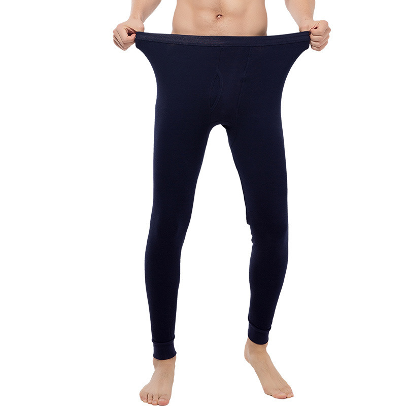 Muške duge hlače od pamuka, tople, jednovrstne