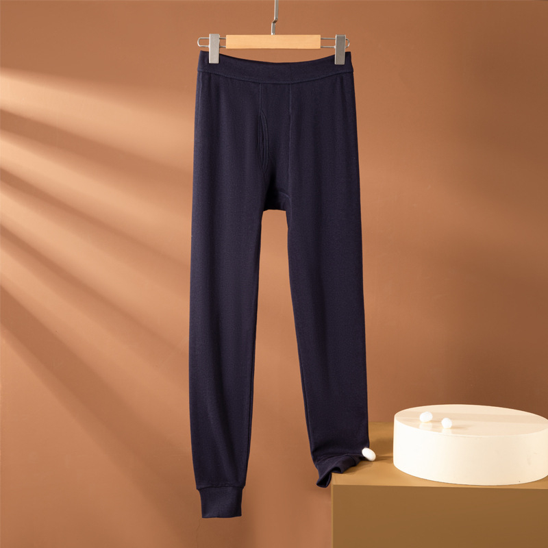 Muške duge hlače od pamuka, tople, jednovrstne