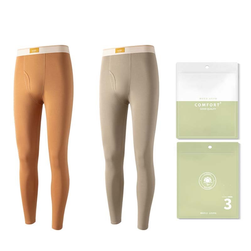 Muške termalne hlače od pamuka s antistatickim i antibakterijskim svojstvima, jednodjelne, 95–100% pamuka