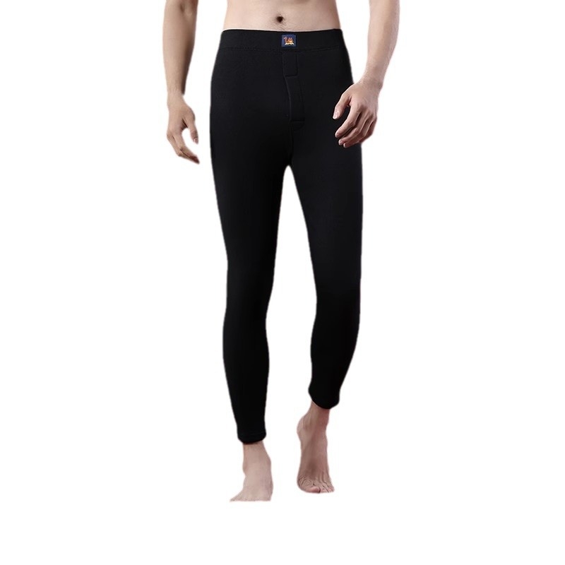 Unisex termo hlače sa flis donjim podstavom, bez šavova, 90-95% poliester, kationski materijal, ekstra debeli 301-350 g/m²