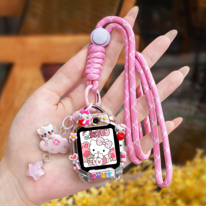 Bright child Kaitsekorpus kaelapaelaga Little Genius nutikellale — ühildu Z10, Q1S/D2/U5 ja Z8/Z9/Z6; kootud rihm; moekas stiil